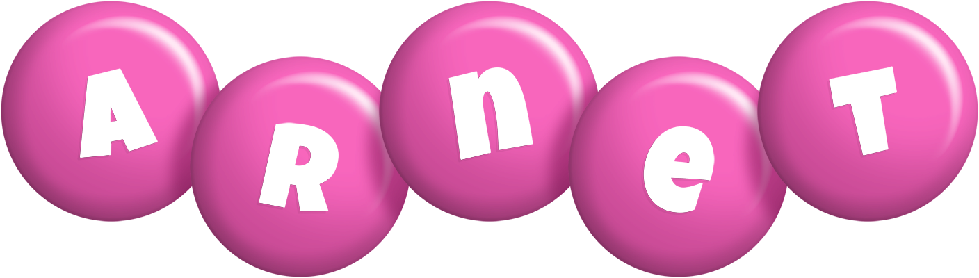 Arnet candy-pink logo