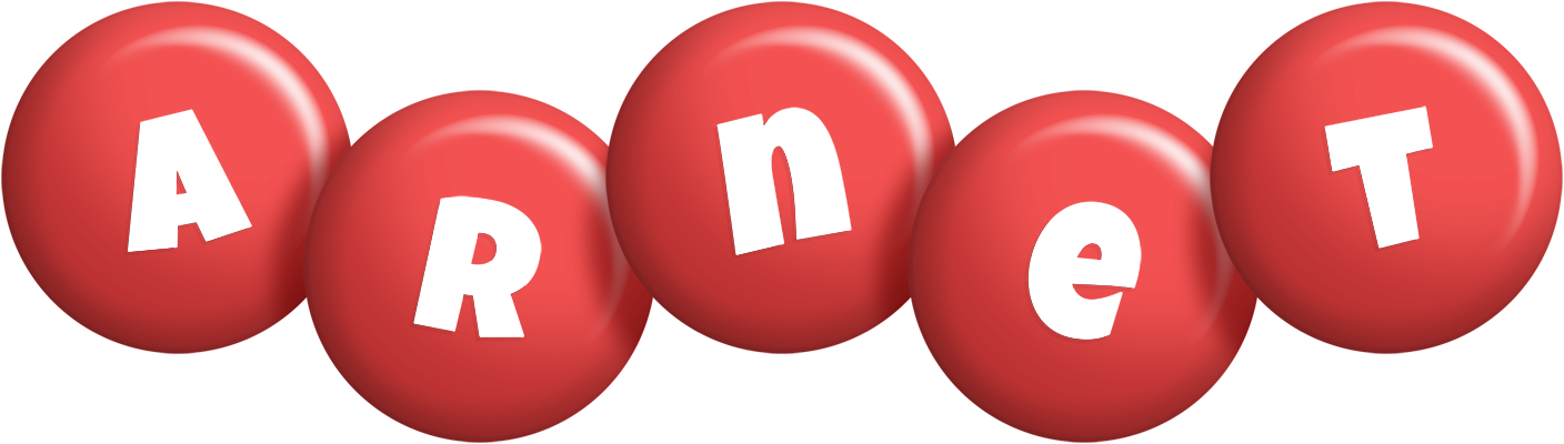 Arnet candy-red logo