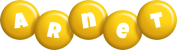 Arnet candy-yellow logo