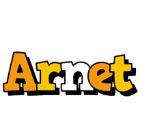 Arnet cartoon logo