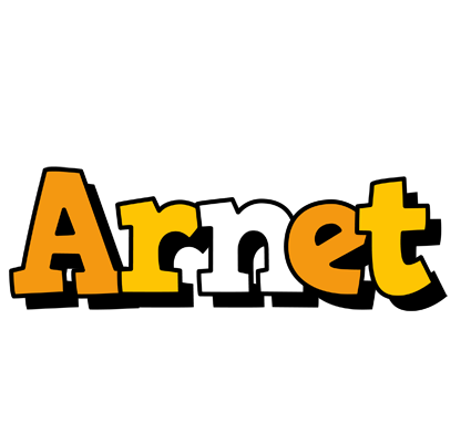 Arnet cartoon logo