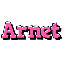 Arnet girlish logo