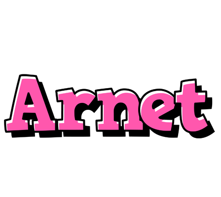 Arnet girlish logo
