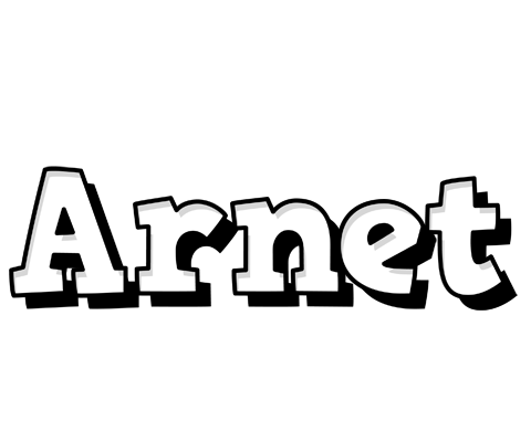 Arnet snowing logo