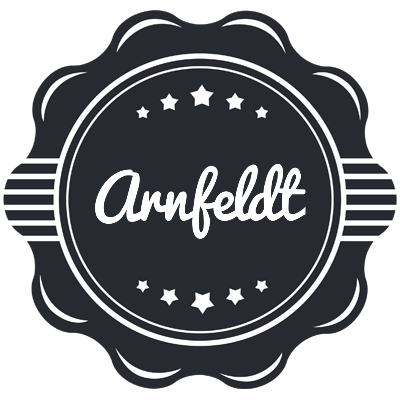 Arnfeldt badge logo