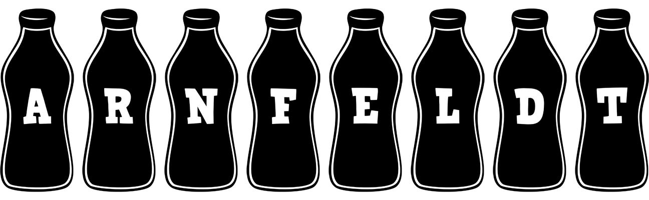 Arnfeldt bottle logo