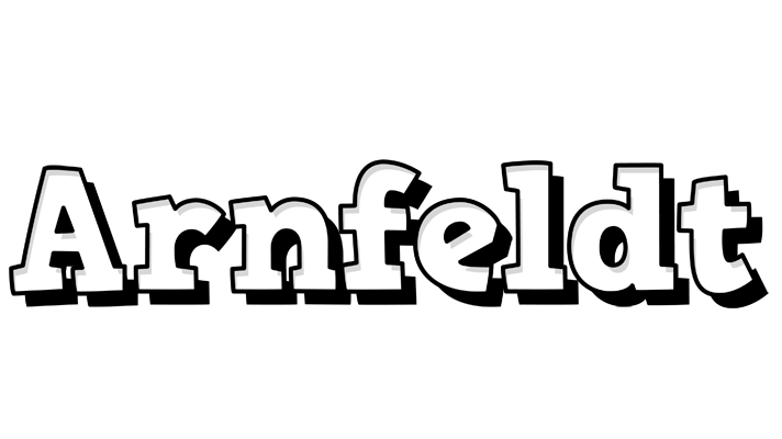 Arnfeldt snowing logo