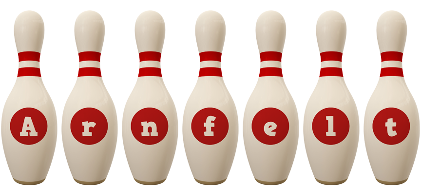 Arnfelt bowling-pin logo
