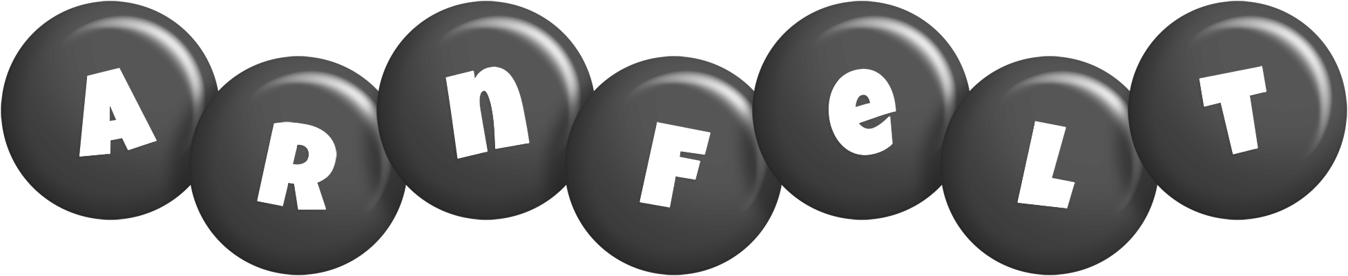 Arnfelt candy-black logo