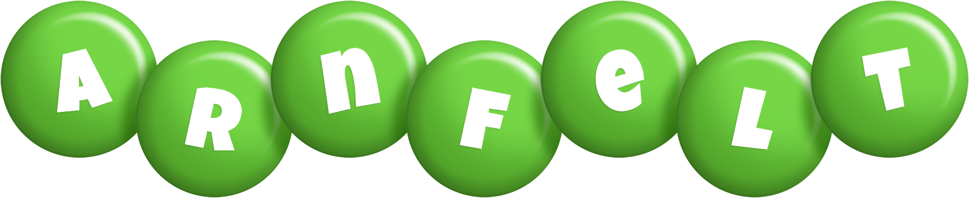 Arnfelt candy-green logo