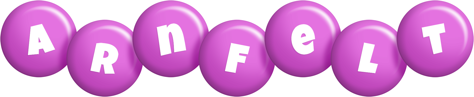 Arnfelt candy-purple logo