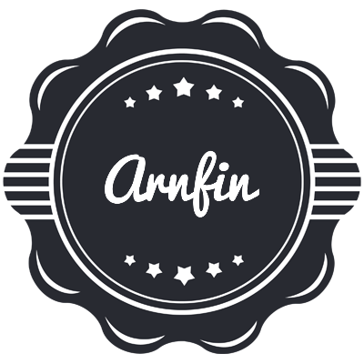 Arnfin badge logo