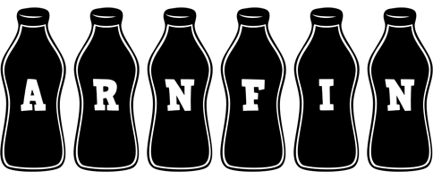 Arnfin bottle logo
