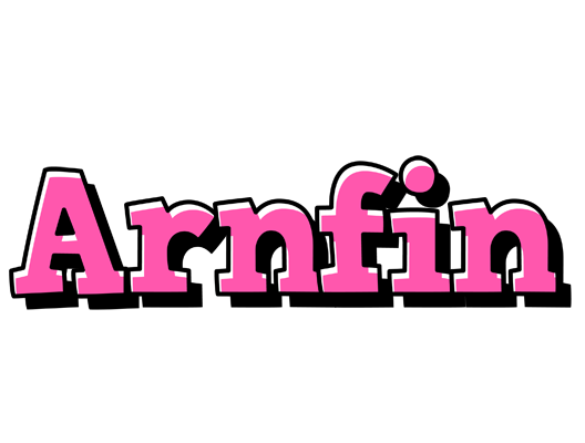 Arnfin girlish logo