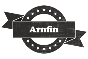 Arnfin grunge logo