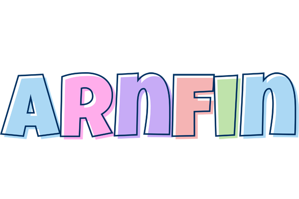 Arnfin pastel logo