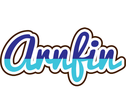 Arnfin raining logo