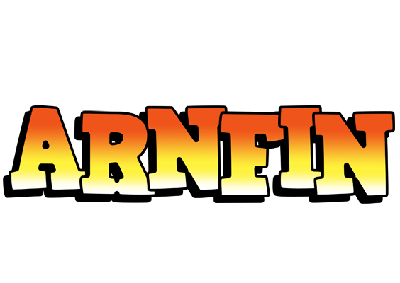 Arnfin sunset logo