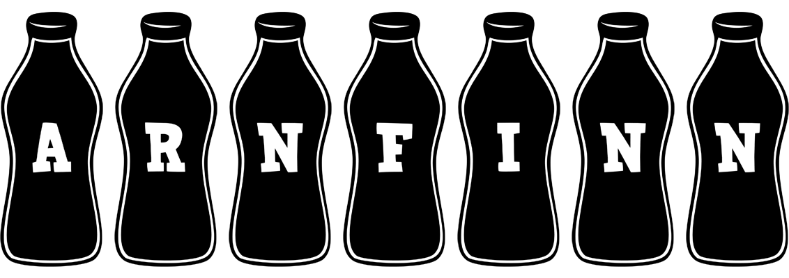 Arnfinn bottle logo