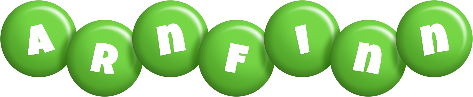 Arnfinn candy-green logo
