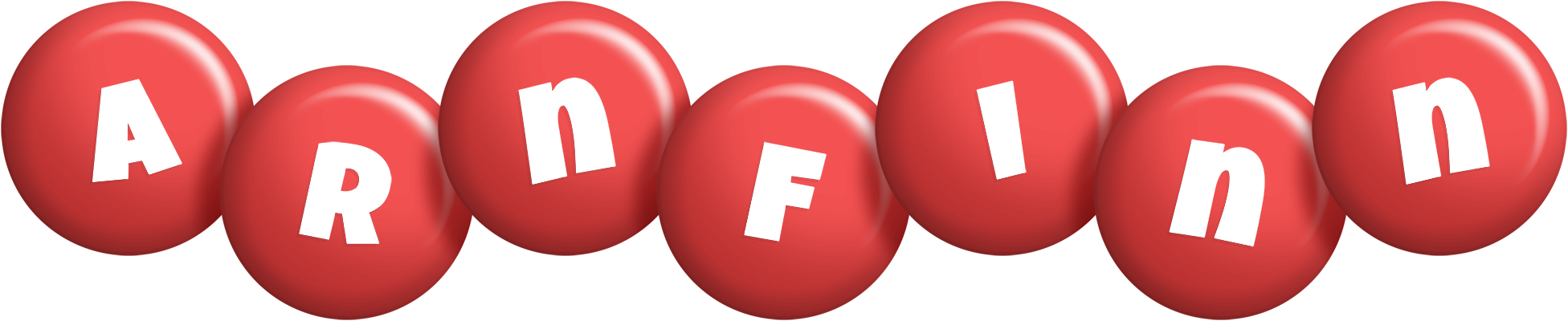 Arnfinn candy-red logo