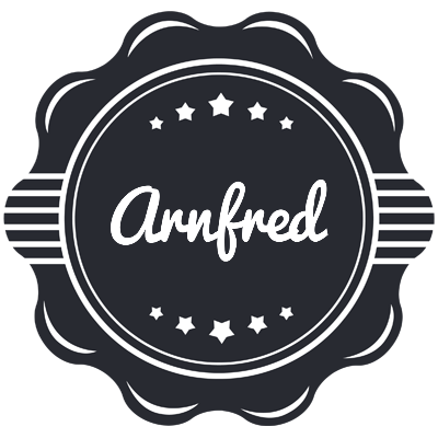Arnfred badge logo