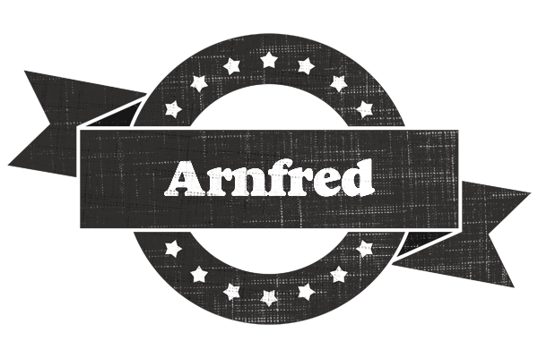 Arnfred grunge logo