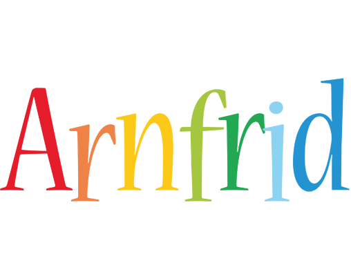 Arnfrid birthday logo