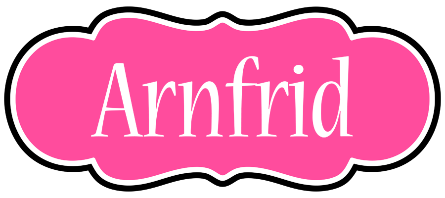 Arnfrid invitation logo