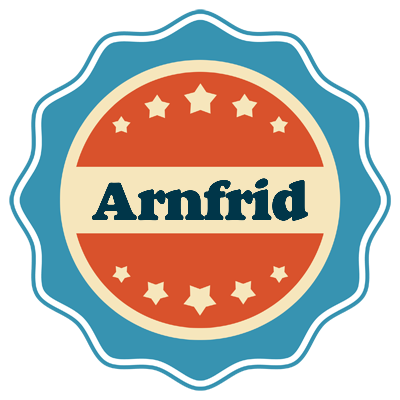 Arnfrid labels logo