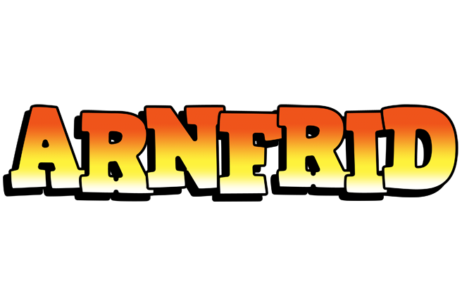 Arnfrid sunset logo