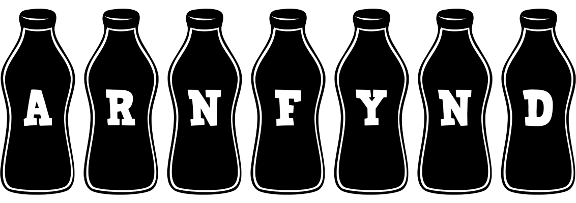 Arnfynd bottle logo