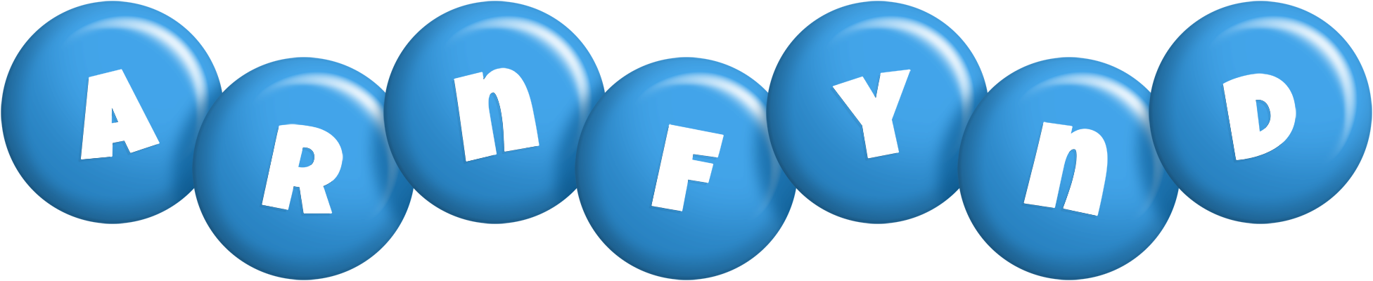 Arnfynd candy-blue logo