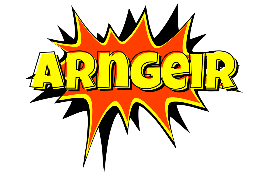 Arngeir bazinga logo