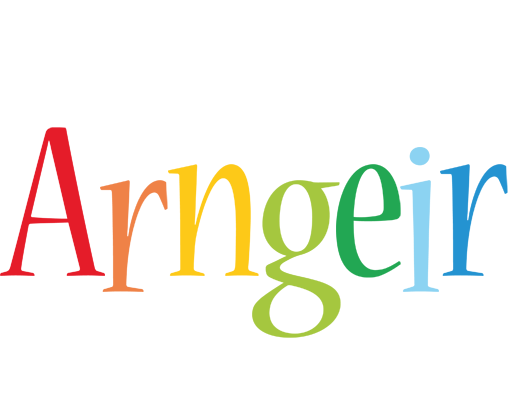 Arngeir birthday logo