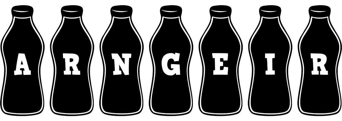Arngeir bottle logo