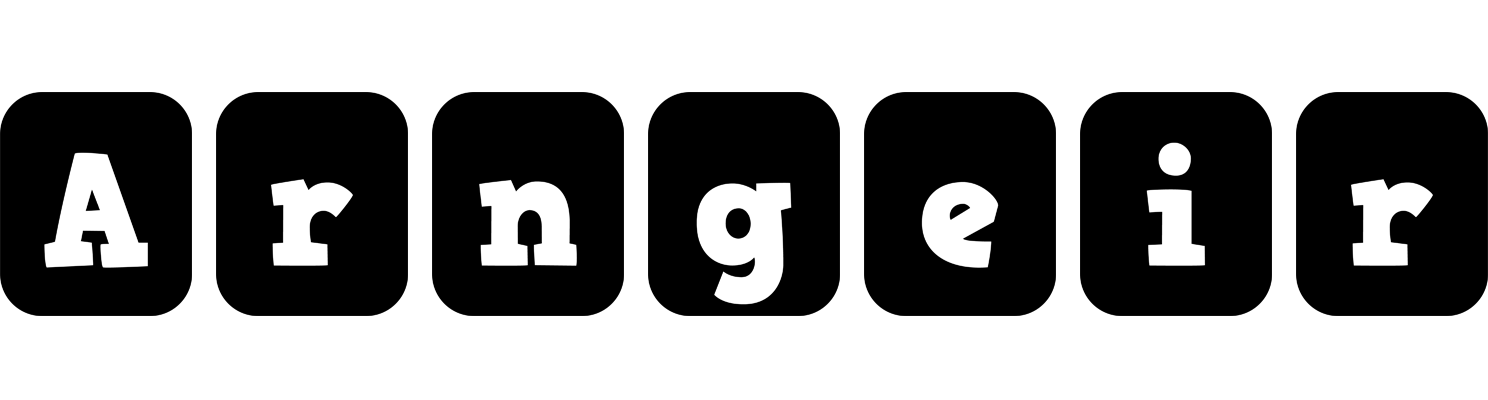 Arngeir box logo