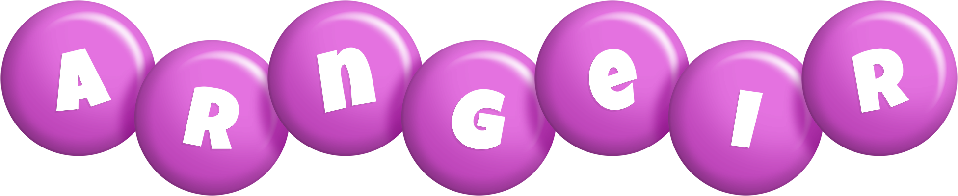 Arngeir candy-purple logo