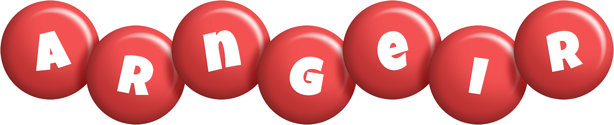 Arngeir candy-red logo