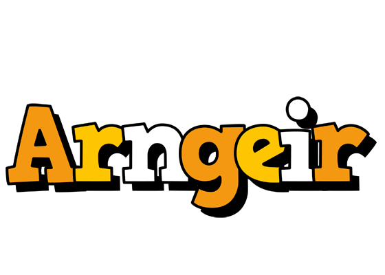 Arngeir cartoon logo