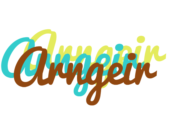 Arngeir cupcake logo