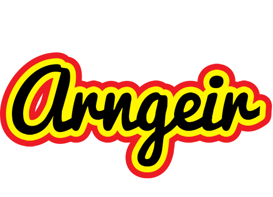 Arngeir flaming logo