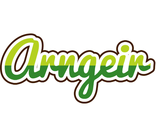 Arngeir golfing logo