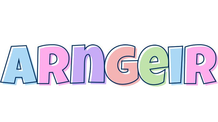 Arngeir pastel logo