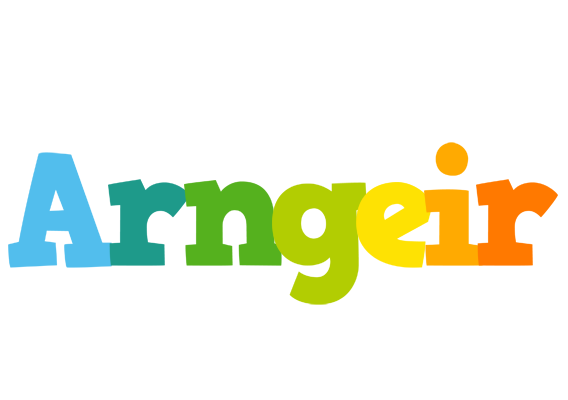 Arngeir rainbows logo