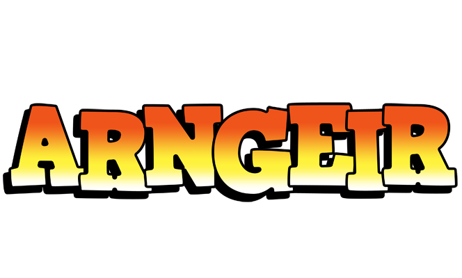 Arngeir sunset logo