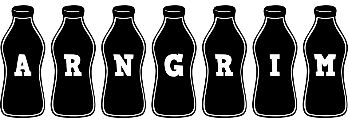 Arngrim bottle logo