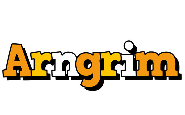 Arngrim cartoon logo