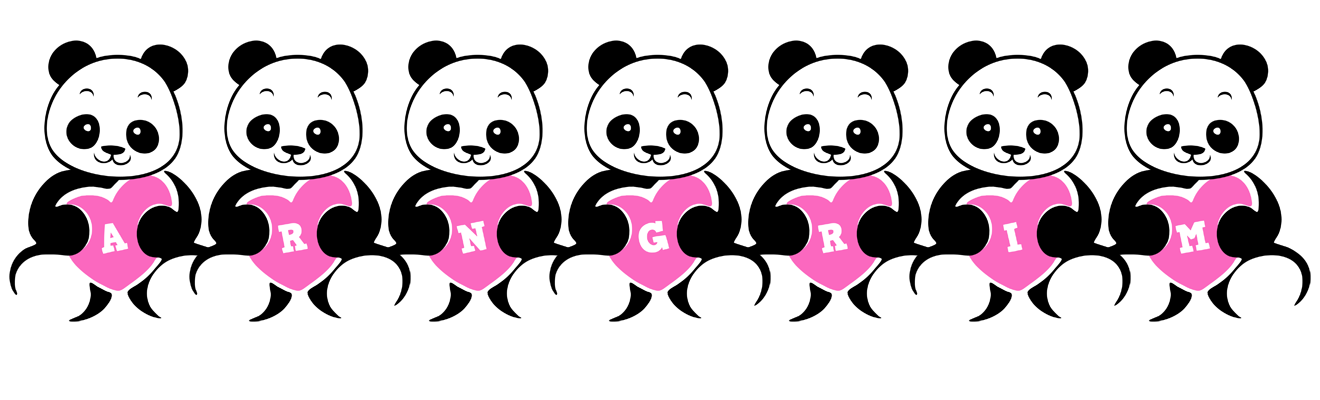Arngrim love-panda logo
