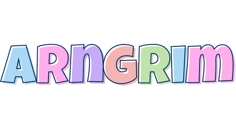 Arngrim pastel logo